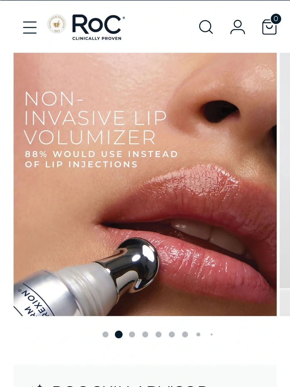 NIB RoC Lip Volumizer with Hyaluronic Acid & Pro-Collagen Peptide